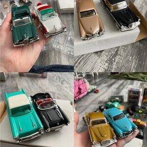 Vintage Style Diecast Car Collection 8 in Total